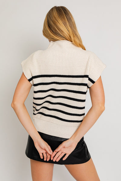 NOAH STRIPE SWEATER VEST