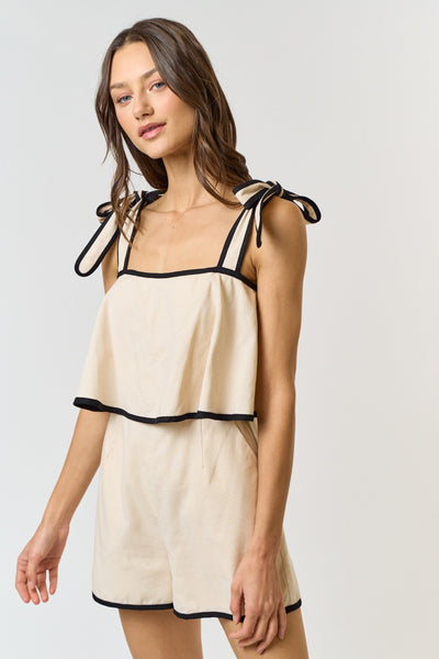 NIGEL CONTRAST ROMPER