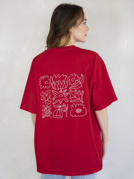 RED KEEP GROWING TEE