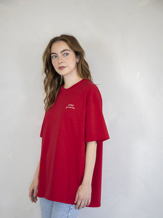 RED KEEP GROWING TEE