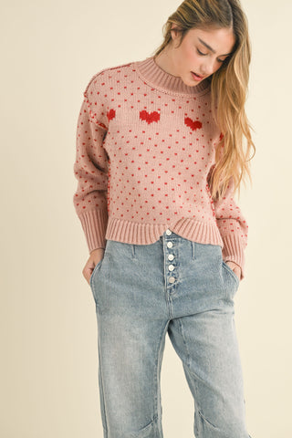 HEART LOVE SWEATER