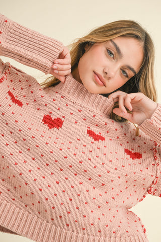 HEART LOVE SWEATER