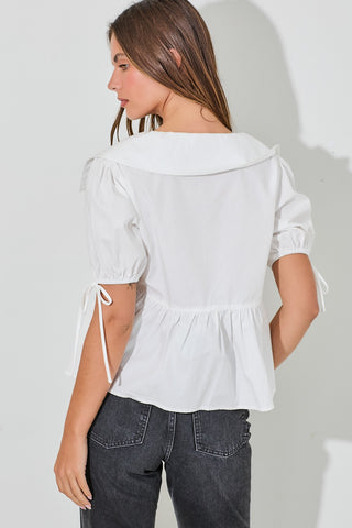 SELKIE PUFF SLEEVE BLOUSE