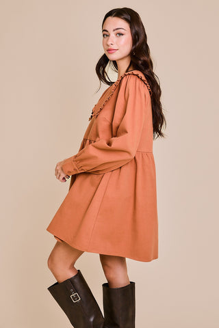 ESTELLA COPPER DRESS