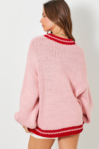 CHERRY RIBBON SWEATER