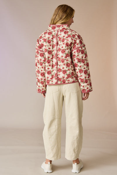 AMELIA QUILTED FLORAL JACKET