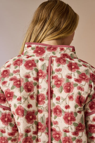 AMELIA QUILTED FLORAL JACKET