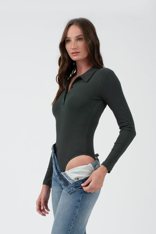 POLO LONG SLEEVE BODYSUIT