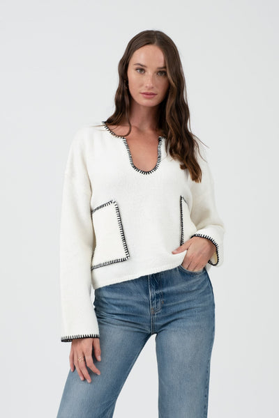 DYLAN IVORY SWEATER