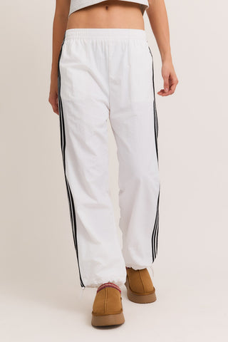 STRIPED NYLON TRACK PANT