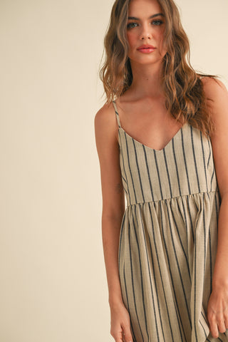 SANDSHELL STRIPE DRESS