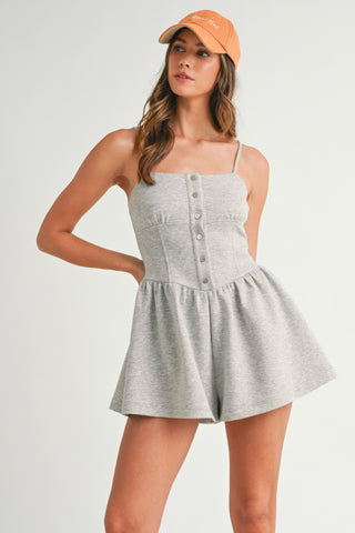 LINVALE BUSTIER ROMPER