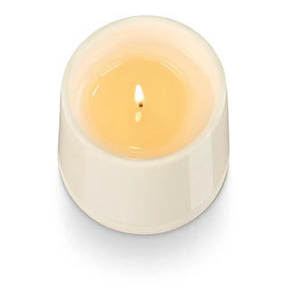 WINTER WHITE CERAMIC CANDLE