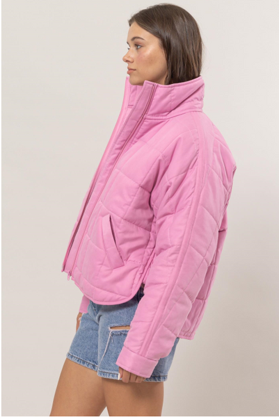 PINK PUFFER JACKET