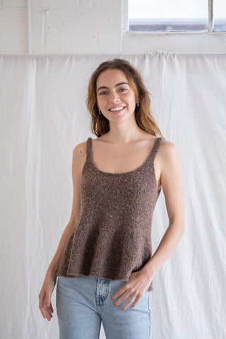 PEPLUM SWEATER TANK