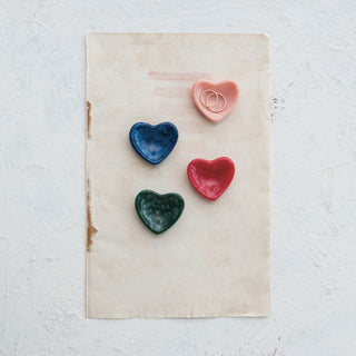 RESIN HEART SHAPE DISH