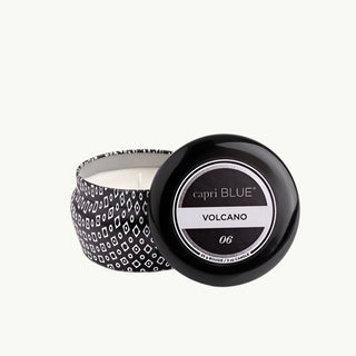 BLACK VOLCANO MINI TIN CANDLE